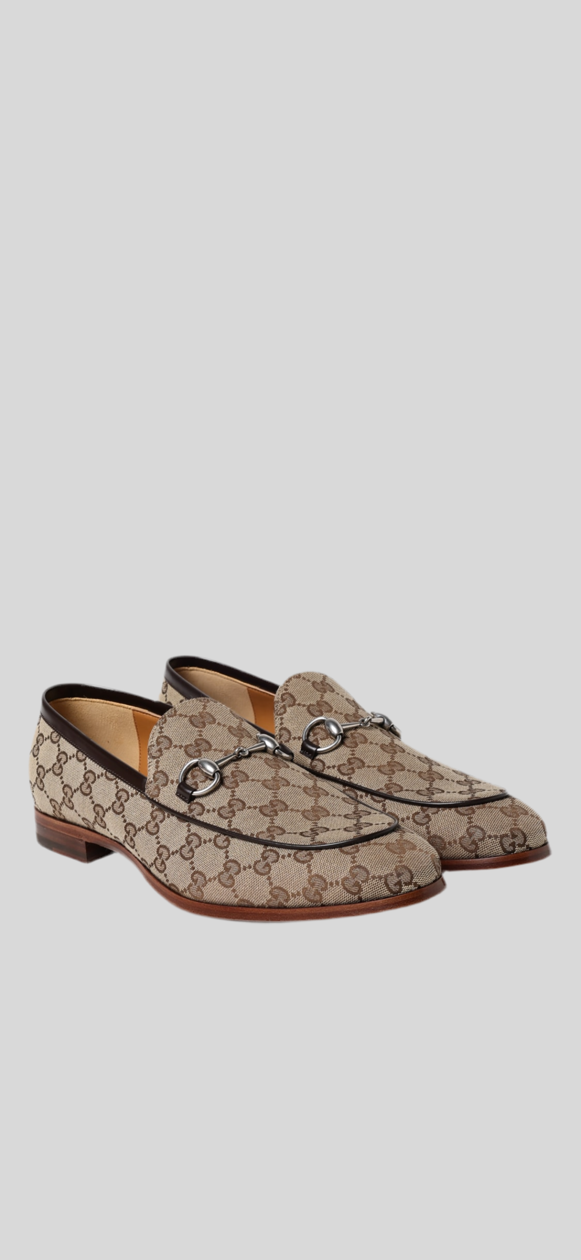 Mocassino Gucci in tessuto GG Supreme
