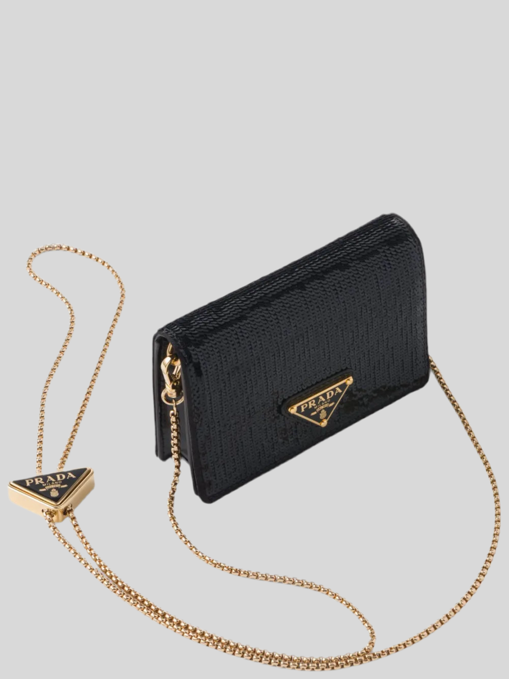 Prada Sequinned Wallet-On-Chain