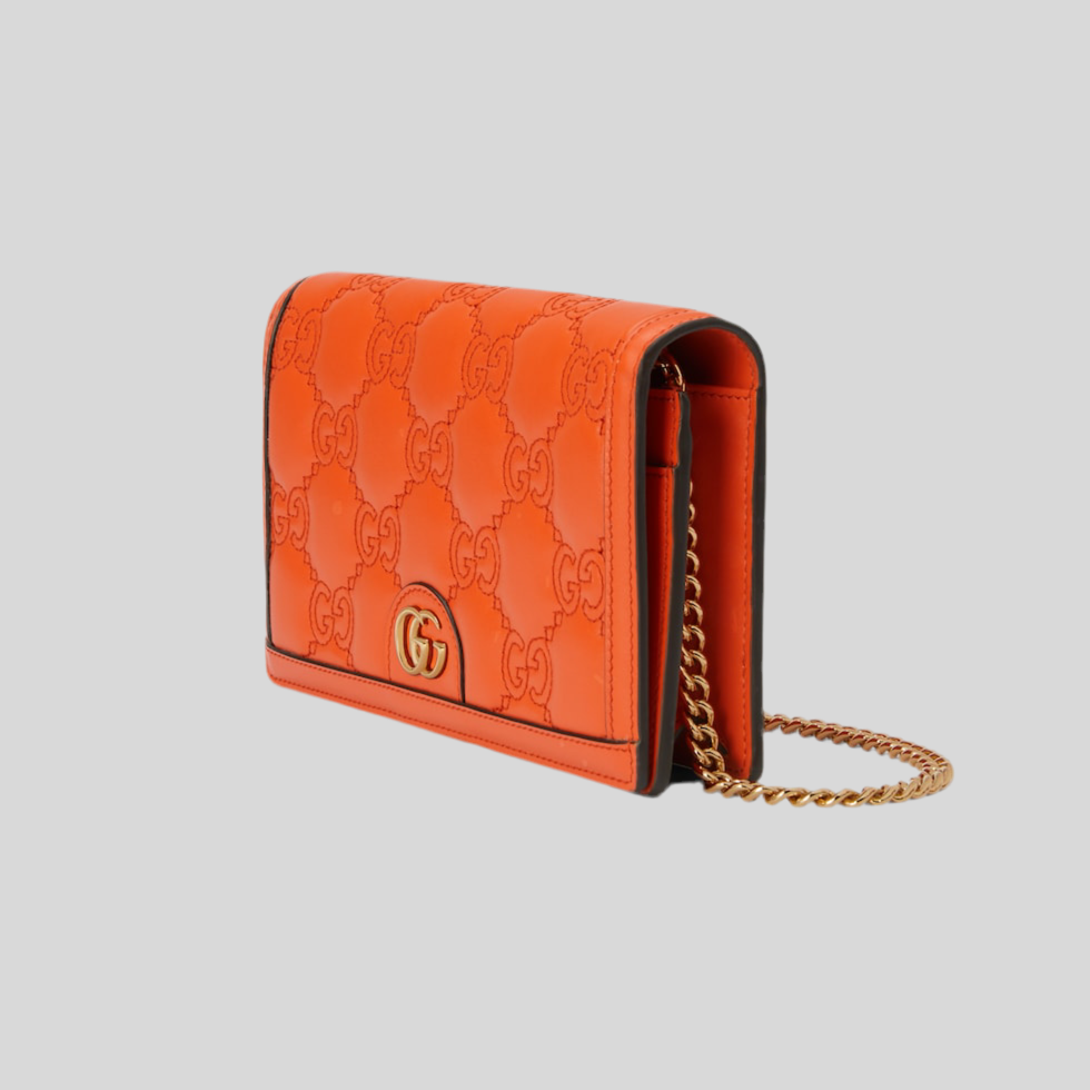 Gucci GG MATELASSÉ CHAIN WALLET